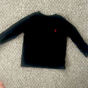 Black long sleeve Polo, Ralph Lauren